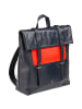 DuDu Rucksack Leder 36 cm in navy