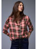 Street One Karierte Hemdbluse in Rosa