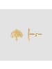 Adeliás Damen Ohrringe – Ohrstecker Lebensbaum aus 333 Gold mit Zirkonia in gold