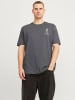 JACK & JONES PLUS T-shirt in Dark Shadow