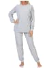 NORMANN Frottee Schlafanzug Homewear Loungewearr Sternen - 81711 in grau