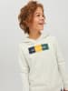 Jack & Jones Kapuzen Hoodie mit Logo Print JORCODYY in Hellgrau