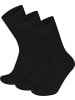 normani 3 Socken aus Cashmere und Merinowolle mit Komfortbund in Schwarz