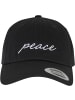 Mister Tee Cap "Peace Dad Cap" in Schwarz