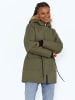 Noisy may Langer Parka Mantel Warme Winter Jacke NMMOLLY in Khaki