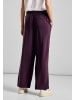 Street One Wide Leg Hose in Violett