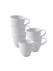 Villeroy & Boch 6er Set Kaffeetassen Pura in Weiß 150 ml in weiß