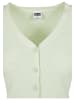 Urban Classics Urban Classics Damen Ladies Short Rib Knit Cardigan in lightmint