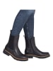 remonte Stiefelette in Schwarz/Schwarz