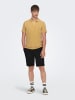 Only&Sons Poloshirt aus Baumwolle Kurzarm Slim Fit in Gelb