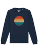 wat? Apparel Sweatshirt Retro Sunset Ocean in Dunkelblau