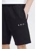 !SOLID Sweatshorts SDHansi 21301143ME modische locker geschnittene Joggingshorts mit Print in Schwarz