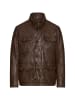 Camel Active Lederjacke mit Innenaschen in Braun