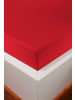bellana jersey Spannbetttuch Edel-Jersey  Elasthan in rot