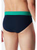 Schiesser Rio Slip / Unterhose 95/5 Cotton in Blau / türkis