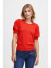 Fransa 3/4 Arm-Pullover in rot