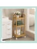 relaxdays Rollwagen in Natur - (B)30 x (H)80 x (T)20 cm
