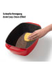 Stoneline Bräter Schmortopf 43x26 cm | mit Deckel in Rot