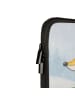 Mr. & Mrs. Panda Laptop Tasche Fuchs  Schlittschuhe Design mit S... in Weiß