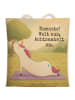 Mr. & Mrs. Panda Tasche Einhorn Yoga Design mit Spruch in Weiß