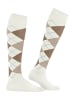 Burlington Marylebone Kniestrumpf in Off-white