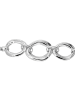 Steel_Art Gliederarmband Damen Eleonora silberfarben poliert in silberfarben poliert
