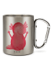 Mr. & Mrs. Panda Isolierbecher Axolotl Hurra ohne Spruch in Silber