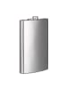 relaxdays 3x Flachmann in Silber - Je 1,8 l