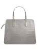 Cluty Handtasche echt Leder in grau