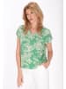 Usha Women Blouse in green white