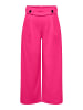 JACQUELINE de YONG Hose Wide Fit Ankle Pants Flare Culotte Cropped Pants in Pink