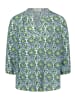 CARTOON Casual-Bluse mit Muster in Green/Blue