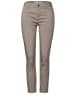 Street One Satin-Hose im Casual Fit in Beige