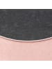 Pergamon Luxus Soft-Velours Teppich Verona Rund in Rosa