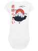 F4NT4STIC Long Cut T-Shirt Mount Fuji in weiß