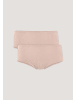 Hessnatur Panty Regular Cut 2er-Set in cremerosa