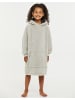 Threadgirls Bademantel Familly Girls Lounge Oversized Poncho Jamie in Hellgrau