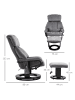 HOMCOM Massagestuhl in Grau 76L x 80B x 102H cm
