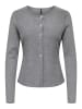 ONLY Strickjacke in Medium Grey Melange
