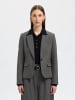 SELECTED FEMME SLFFITTED ALMA BLAZER in Black/Birch