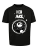 F4NT4STIC Oversize T-Shirt Disney Nightmare Before Christmas Her Jack in schwarz