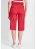 GOLDNER Kurzgröße:  Komfortable Sommerhose CARLA in rot