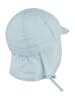 Sterntaler Schirmmütze mit Nackenschutz uni in bleu