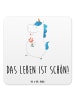 Mr. & Mrs. Panda Bierfilz Einhorn Spaziergang mit Spruch in Weiß