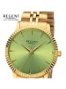 Regent Analog-Armbanduhr Regent Metallarmband gold klein (ca. 30,5mm)