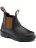 Blundstone Chelsea Boot "2591 Brown Leather with Toffee Elastic (Kids)" in Braun