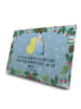Mr. & Mrs. Panda Adventskalender Wellensittich Liebe mit Spruch in Eisblau