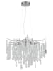 Globo lighting Luster "KINGA" in silver