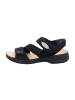 rieker Komfort Sandalen in Schwarz