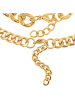 Steel_Art Schmuckset Frauen mit Halskette und Armband Set Mira goldfarben in goldfarben